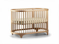 Wooden crib with cushioned mattress suitable for infants 75 x 40 x 50cm